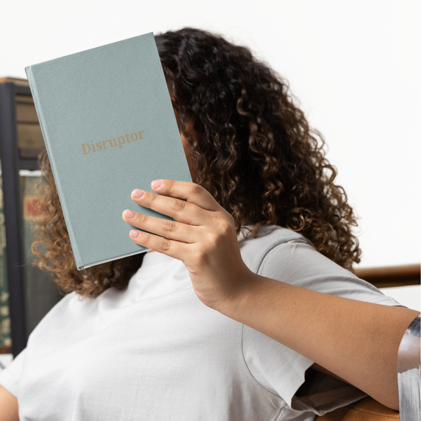 Disruptor Premium Hard Cover Notebook A5 | Green & Gold Foiling