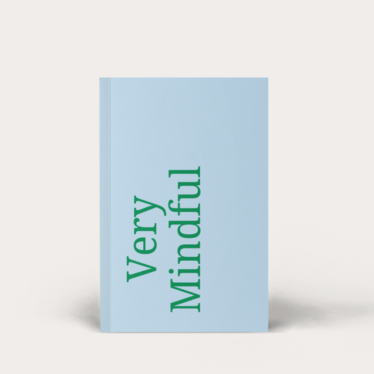 Very Mindful A5 Soft Cover Notebook | Blue & Green