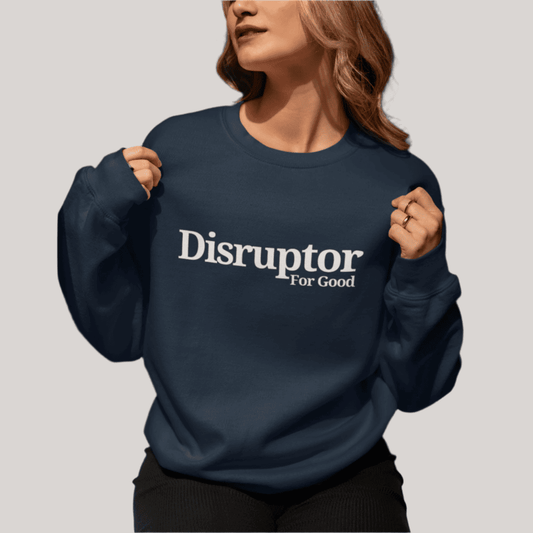 Disruptor For Good Sweatshirt | French Navy